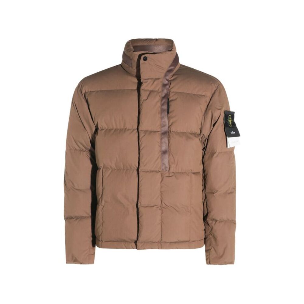 Stone Island Brown Jackets - Padded & Down Jackets Men